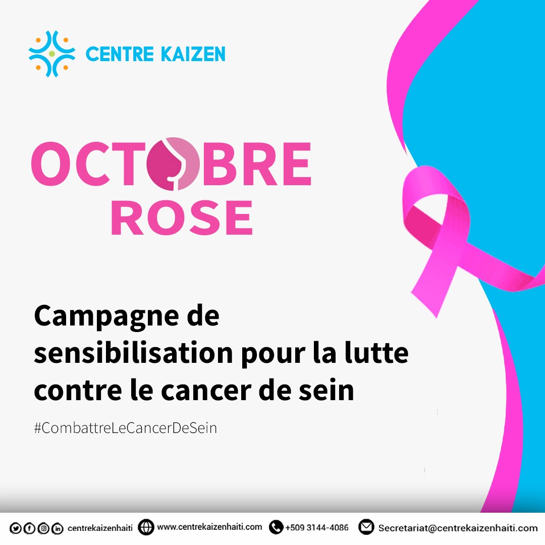 #CombattreLeCancerDuSein : Campagne de sensibilisation pour la lutte contre le cancer du sein